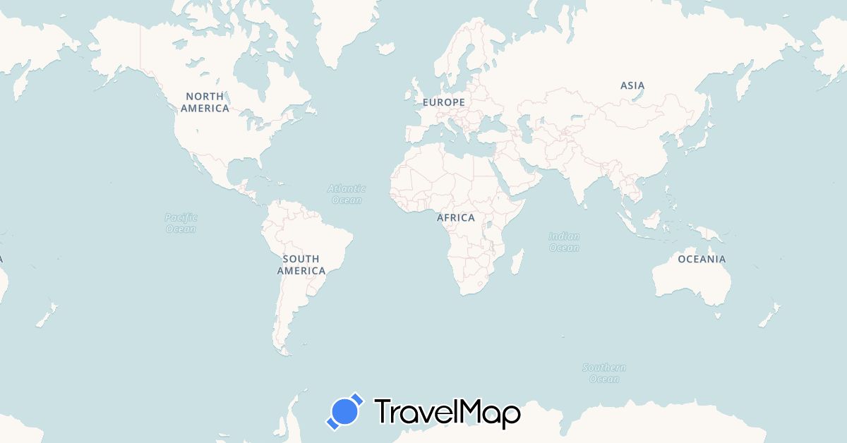 TravelMap itinerary: driving in Austria, Belgium, Czech Republic, Germany, France, Greece, Croatia, Hungary, Italy, Netherlands, Poland, Ukraine (Europe)